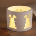 thumbnail image 3 of Bewildely Molde de silicona con forma de conejito de Pascua para candelabros divertidos y festivos, candelabro de conejito de Pascua Artesanía, 3 of 4