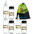 thumbnail image 1 of Camping Portable Spice Containers 6 Piece Empty Spice/Herb Salt & Pepper Shakers Bottles with 2 Sided Shaker Lids Ketchup Squeeze Bottles Mesh Carry Bag Camp Cooking (SPICES NOT INCLUDED), 1 of 7