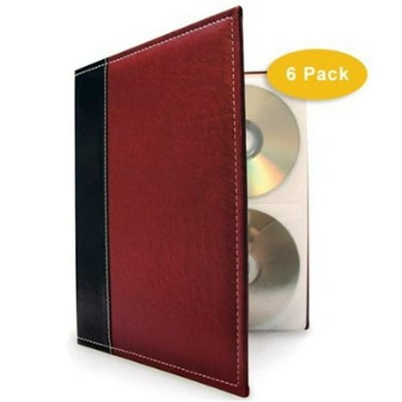 HandStands 11309PACK6 Bellagio-Italia CD-DVD-Blu-Ray Binder Storage ...