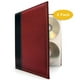 HandStands 11309PACK6 Bellagio-Italia CD-DVD-Blu-Ray Système de Stockage de Liant- 6 Pack Bordeaux – image 1 sur 2