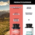 thumbnail image 3 of Omega 3 Capsulas Salmon Oil | Ácido Eicosapentaenoico (epa) Y Ácido Docosahexaenoico (dha)| Aceite De Pescado | Aceite Noruego - Omega 3 Platinum - Vitaminas Mujer / Hombre - (60 Caps), 3 of 6