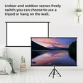 thumbnail image 7 of GAINVANE Projector Screen With Stand Foldable White Less Creases 120 inch Soft Double Sided Screen Home Theater Outdoor, 7 of 7