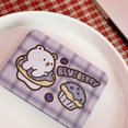 thumbnail image 2 of Metal Tin Box Rectangular Small Storage Box for Hairpin Jewelry Candy Earrings Small Accessories Blueberry Cake Bear, 2 of 3