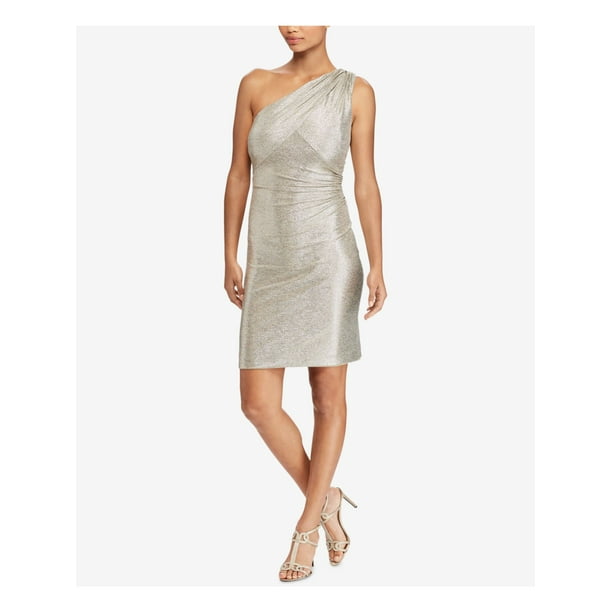 ralph lauren gold evening gown