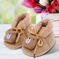 thumbnail image 2 of HUANBAI Baby Girls Boys Warm Shoes Soft Booties Snow Boots Comfortable Shoes Infant Toddler Warming And Fashion Shoes 12-18 Months, 2 of 8
