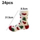 thumbnail image 2 of Calcetines de Navidad difusos para mujeres y niñas, regalos lindos, divertidos, acogedores, esponjosos, cálidos, para invierno, calcetines navideños, 2 of 5