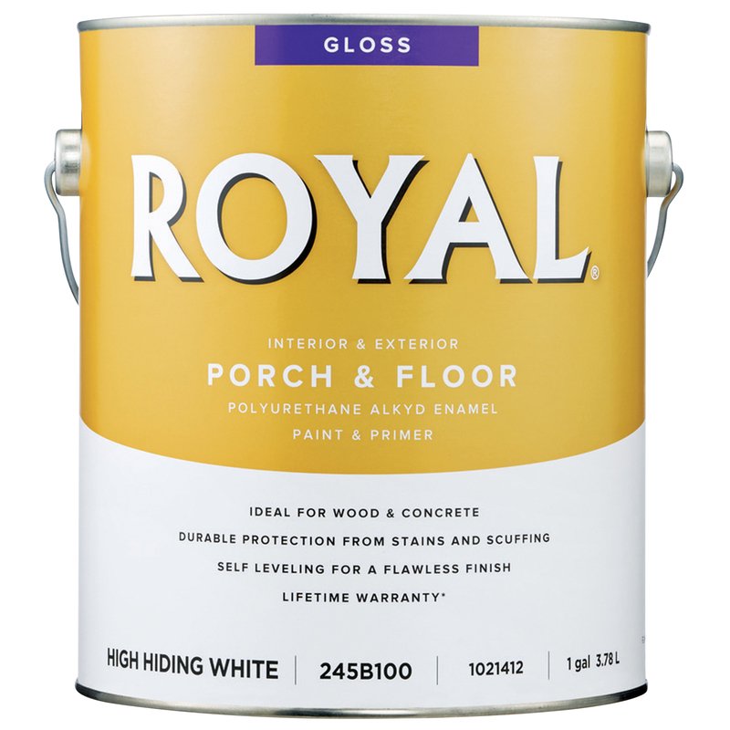 Royal Gloss HighHiding White OilBased Enamel Porch & Floor Paint