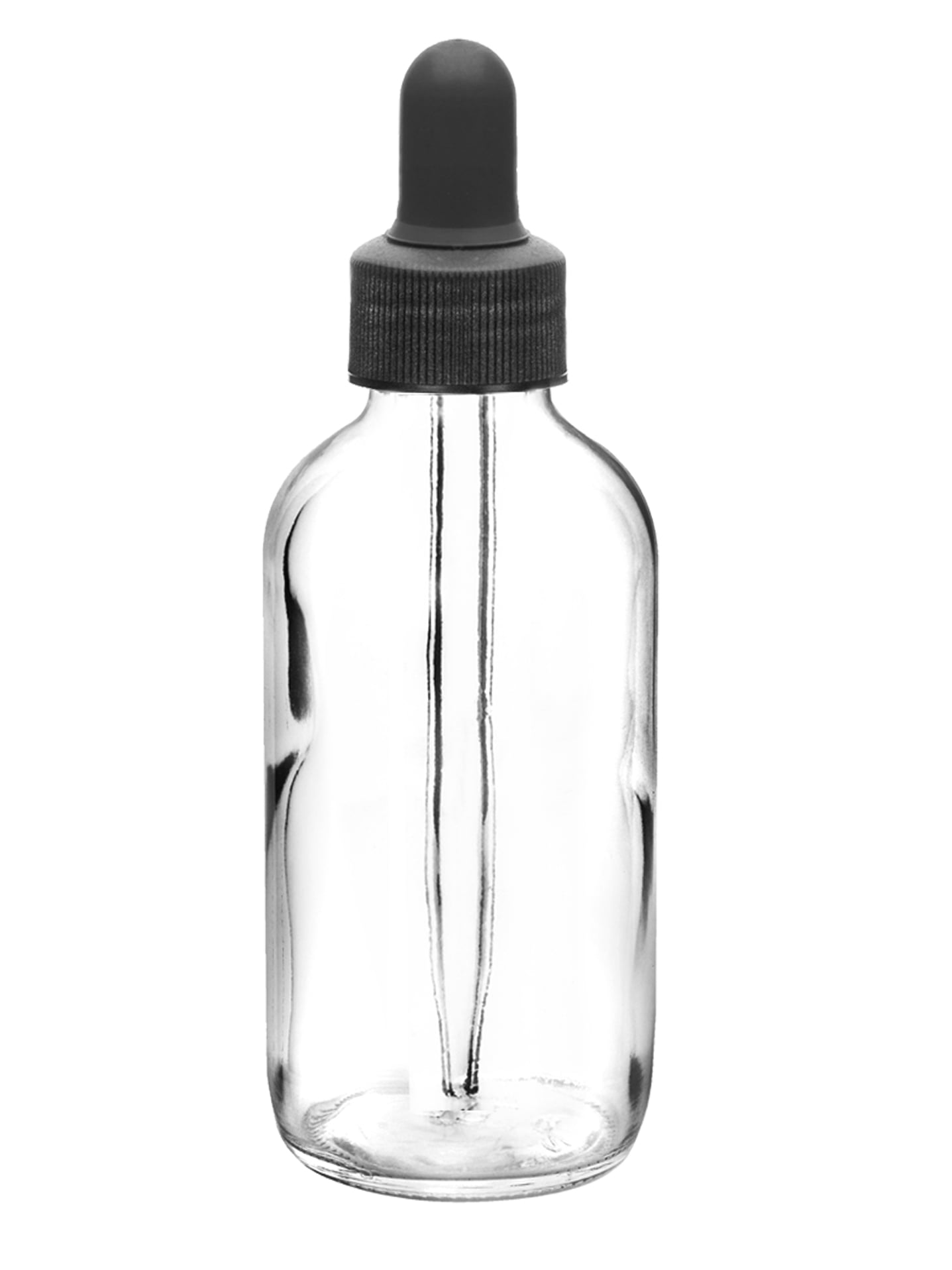 Dropping Bottle, 100ml (3.3oz) Transparent Soda Glass Screw Cap
