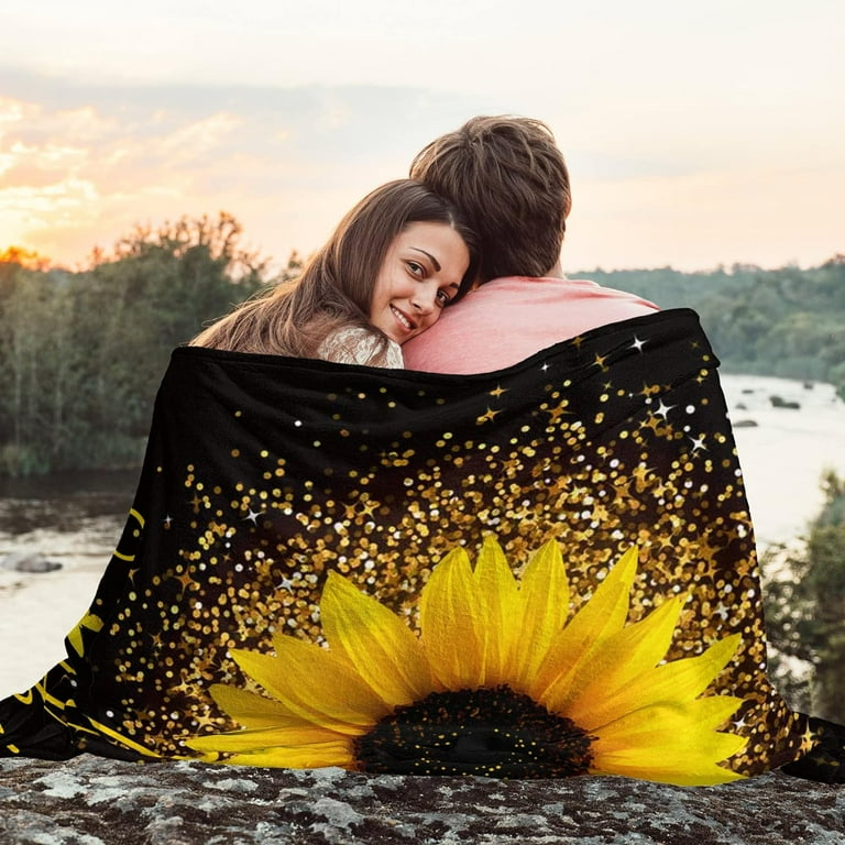 Sunflower blanket soft sale