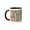 Black/White, variant on 3drose, Old Oak Tree Bark, 15oz Mug