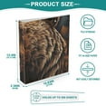 thumbnail image 5 of Bear Mountains Trees 3 Ring Binders 1.5 inch Hardcover File Folders with Interior Pockets A4 Size Organizer for School Office Hospital Set of 2, 5 of 8