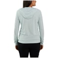 thumbnail image 2 of Carhartt Women's Force Sun Defender Relaxed Fit Lightweight Logo Hooded Graphic Seafoam X-Large, 2 of 4