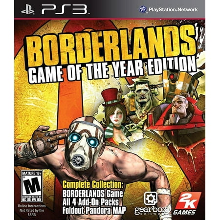 Borderlands GOTY, Take 2, PlayStation 3, 710425379833