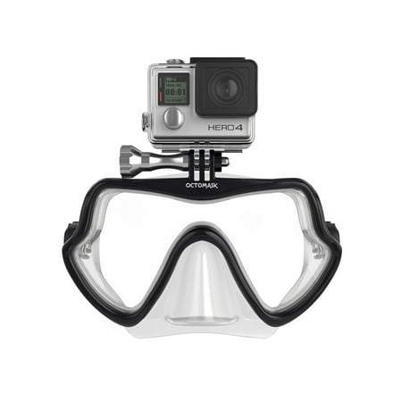 Octomask Frameless Dive Mask w/GoPro Hero Camera Mount