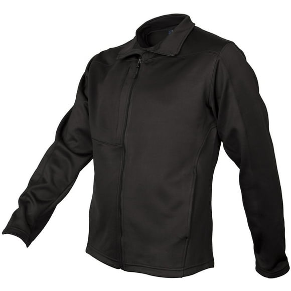 LAPG Fleece Soft Shell Men's Jacket, Tactical Jacket for Men, Anti-Pilling Men's Outdoor Light Jacket - Black - Large