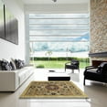 thumbnail image 6 of Ahgly Company Indoor Round Abstract Saddle Brown Abstract Area Rugs, 3' Round, 6 of 6