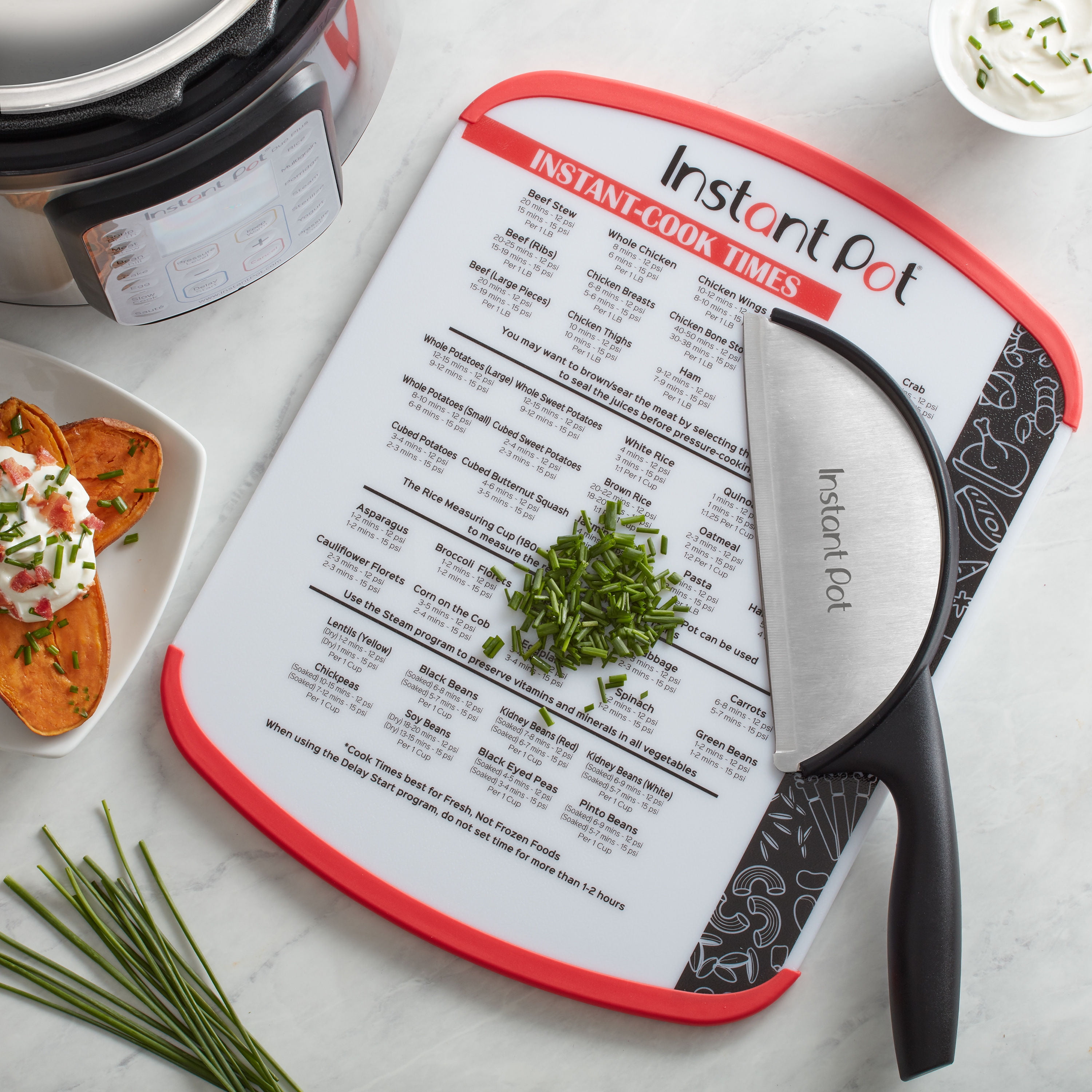 Instant Pot 11 inch X 14 inch NonSlip Dishwasher Safe Cutting Board