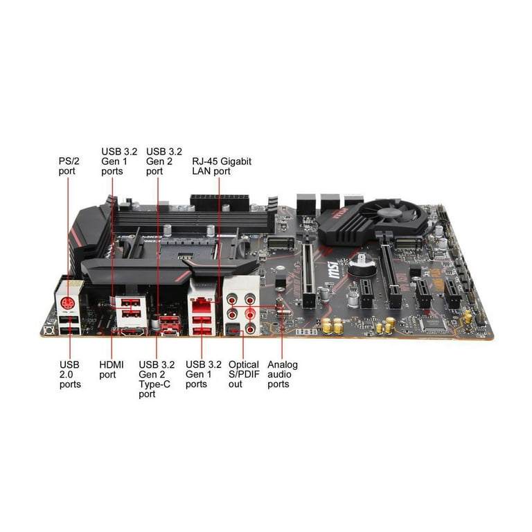 Restored MSI MPG X570 Gaming Plus Motherboard (AMD AM4, PCIe 4.0