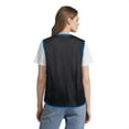 thumbnail image 2 of TOPTIE Supermarket Employee Volunteers Uniform Vest Unisex Zipper Front Breathable Mesh Waistcoat-Black-S, 2 of 6