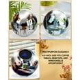 thumbnail image 5 of Skywin Convex Mirror Fortune Magic Ball Cubicle Decorations - Cubicle Mirror, Desk Mirror to See Behind You, Aesthetic Office Cubicle Accessories, Rearview Mirror(Silver), 5 of 7