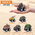 thumbnail image 2 of Juguetes de dinosaurio para niños de 3 años, juguetes de dinosaurio para niños de 5 años, juego de 6 paquetes de juguetes de coche, regalos para niños Afortunado Sencillez, 2 of 2