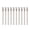 Silver 12.5mm, variant on 10pcs Watch Strap Screw Tube Steel Precise Professional Lightweight Watch Band Screw Link Pin 0.49 x 0.04in (12.5mm) - Silver