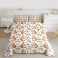 thumbnail image 2 of Homewish Funny Capibara Animal Bedding Comforter Set, Cartoon Rainbow Twin Comforter Sets, Teens Kids Boys Girls Reversible Bedding Set, Ultra Soft Bedroom Decor, 2pcs, 2 of 8