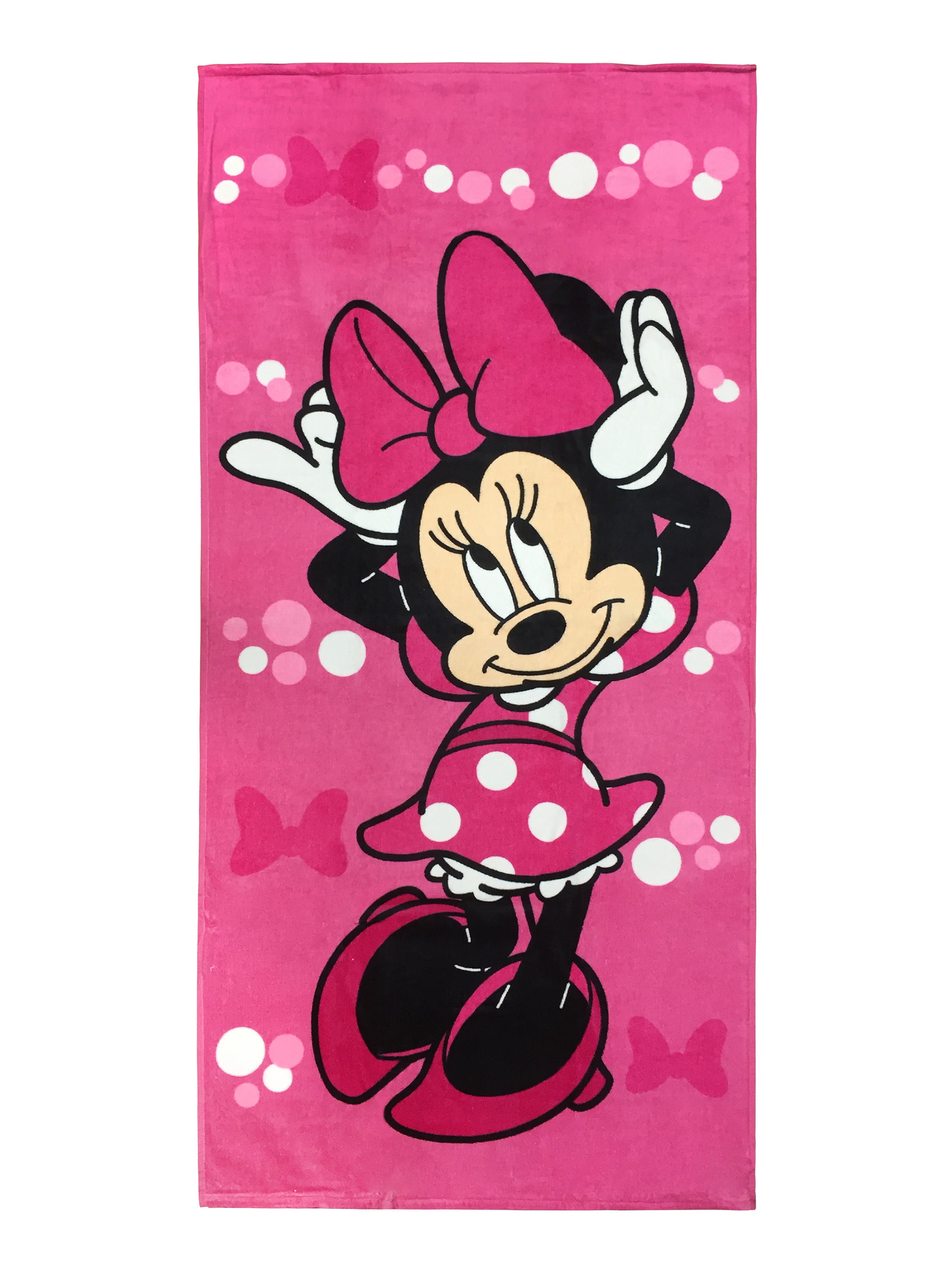 Minnie Mouse Girls Beach Bath Towel