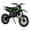 Green, variant on Fompes 2-Stroke 49cc Gas Dirt Bikes 2-Stroke Mini Kids Dirtbike Kids Dirt Bike with Front Rear Disc Brakes Off-Road Tires Shock Absorption Easy Pull Start Dirtbikes Load Capacity Up to 330lbs-Green