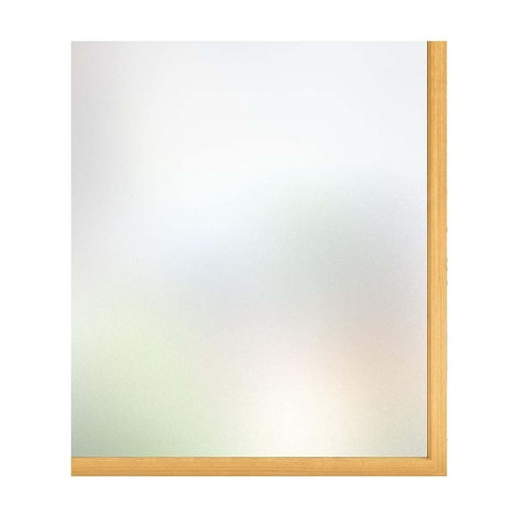 MOQIN Window Privacy Film Frosted Glass Window Film Stained Glass Window Film Bathroom Window Frosting Film for Home Security Decorative Frosted Glass Effect -No Residue,Heat Control,Easy Removal