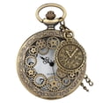 thumbnail image 1 of Reloj de bolsillo con collar vintage, reloj colgante, reloj de bolsillo retro decorativo., 1 of 7