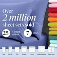 thumbnail image 3 of Luxclub Cooling Microfiber Sheet Set, Deep Pocket, Queen Size, 6-Piece with Pillowcases, Violet Blue, 3 of 9