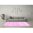 thumbnail image 3 of Ahgly Company Indoor Rectangle Abstract Pink Modern Area Rugs, 5' x 7', 3 of 4