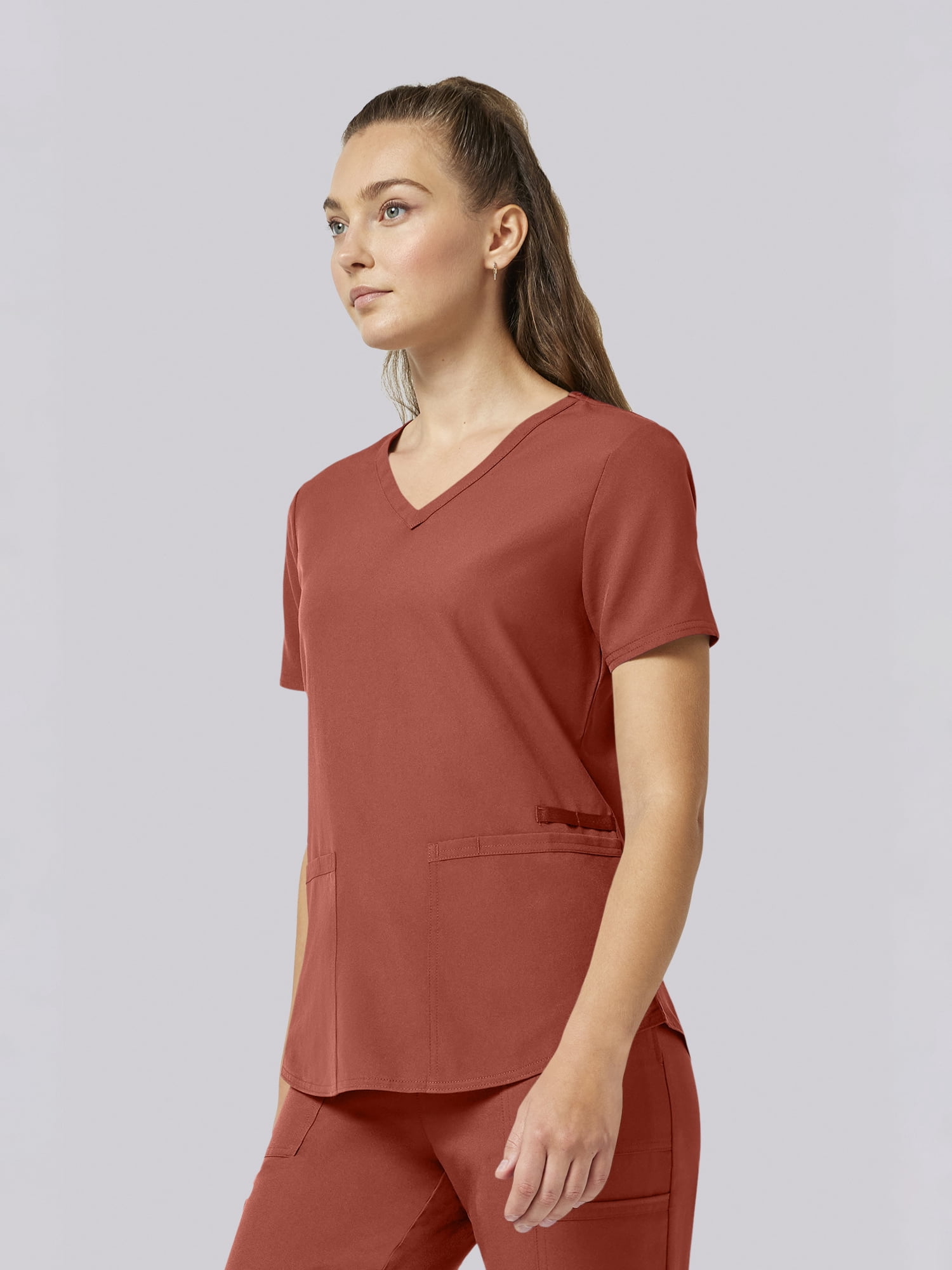 Scrubstar Core Essentials Women’s V-Neck Scrub Top, Sizes XS–3XL