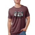 thumbnail image 1 of CafePress - One By One The Raccoons T Shirt - Mens Tri-blend T-Shirt, 1 of 1