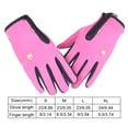 thumbnail image 3 of Guantes Térmicos De Esquí Guantes de ciclismo de felpa unisex Guantes impermeables suaves para deportes al aire libre (Rosa M), 3 of 7