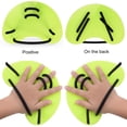 thumbnail image 3 of Cheers.US 1 Pair Swim Paddle Hand, Swim Training Paddle Adjustable Diving Training Hand Fin Flipper Flat Paddle Swimming Training Aid for Men Women Children, 3 of 3