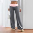 thumbnail image 6 of Straight Leg Sweatpants for Women Womens Cargo Work Pants Wide Leg Dress Pants for Women Women's Plus Size Pants Casual Work Pants Women Wide Leg Cargo Pants for Women, 6 of 6