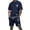 17#Navy, variant on Men's 2 Piece Outfits Set Summer Comfy Crewneck Oversized Short Sleeve Shirts Shorts Casual Clothing Pink XL