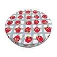 thumbnail image 2 of Bar Stool Covers Round, Sweet Red Fruit Bar Stool Cushion Covers Seat Cushion with Elastic Bands, Chairs Covers for Kitchen Dining Room 12-14 Inch, 2 of 7