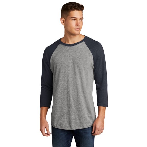 Unisex Triblend Three-Quarter Sleeve Raglan