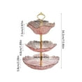 thumbnail image 3 of NWOKYZGH 3-Tier Cupcake Stands for Dessert Table Display Set, 3 Tier Clear Plastic Cake Stand, Cupcake Tower Holder for Wedding, Christmas, Birthday, Baby Shower and Tea Party, 3 of 6