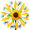 Sunflower, variant on 89Bloom Sunflower Wind Spinner For Garden, Double Wind Sculpture Sunflower Wind Spinner for Garden Patio Yard Decor