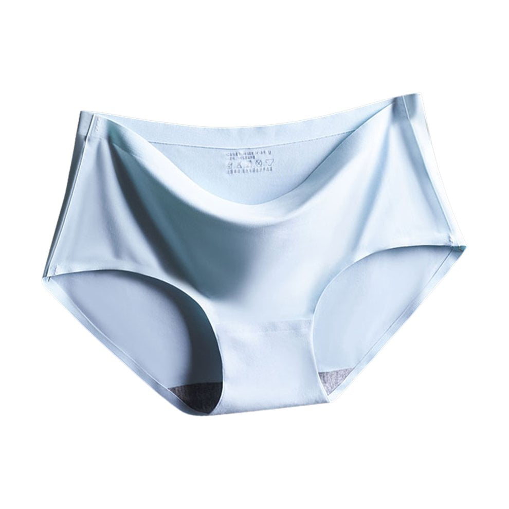 Non-marking Ice Silk Panties Lady Underwear Low Middle Waist Opp Bag ...