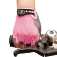 thumbnail image 4 of Guantes de ciclismo para deportes al aire libre de medio dedo para niños, antiabrasión, protectores, transpirables, finos, para primavera y verano, 4 of 6