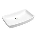 thumbnail image 2 of Karran Usa Vc-504 Valera 24" Rectangular Vitreous China Vessel Bathroom Sink - White, 2 of 5