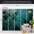 thumbnail image 3 of Abstract Wallpaper Wall Mural - Emerald Garden, 3 of 5