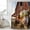 Brown, variant on Farm Yaks Shower Curtain, Waterproof Shower Curtains for Bathroom, Farmhouse Barn Funny Animals Butterfly Washable Fabric Bathtub Curtain Set Bath Decor with 12 Hooks Long 72"x84"