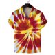 thumbnail image 3 of Camisa hawaiana de manga corta con estampado floral para hombre, camisas de solapa con estampado 3D de verano, camisas Y2k con botones, blusas de playa de gran tamaño, 3 of 5