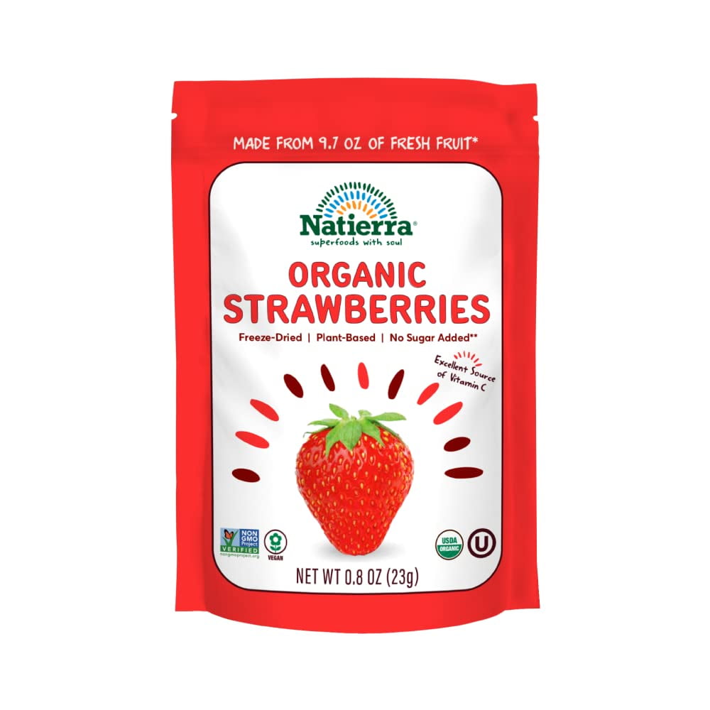 Natierra Organic Freeze-Dried Strawberries (0.8oz)